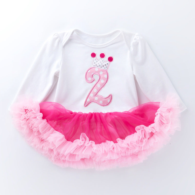 Birthday Dress For 0-2 Years Old