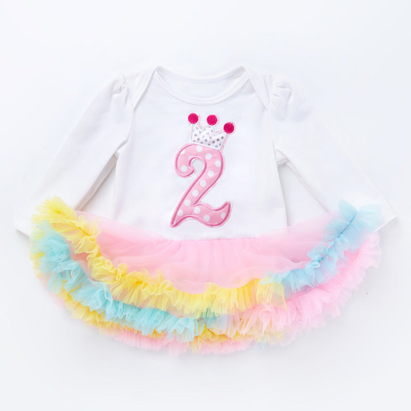 Birthday Dress For 0-2 Years Old