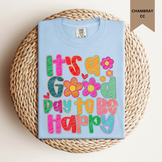 Boho Good Day to Be Happy Tee.